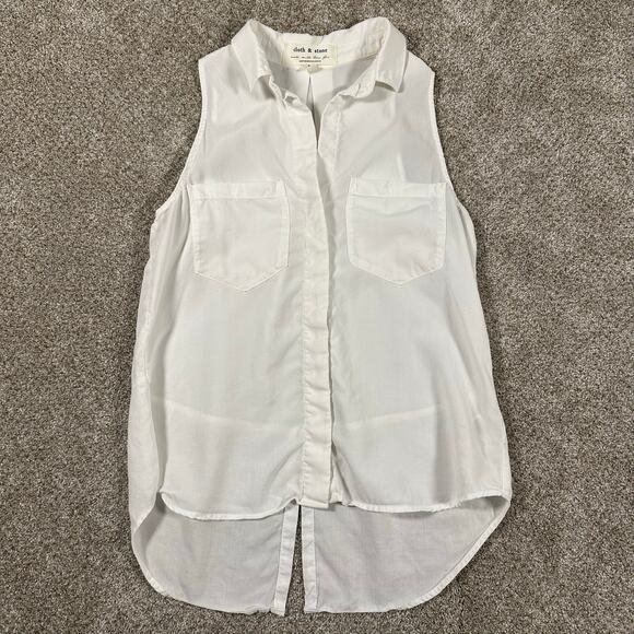 Anthropologie Cloth and Stone Sleeveless Button Down - Picture 6 of 8
